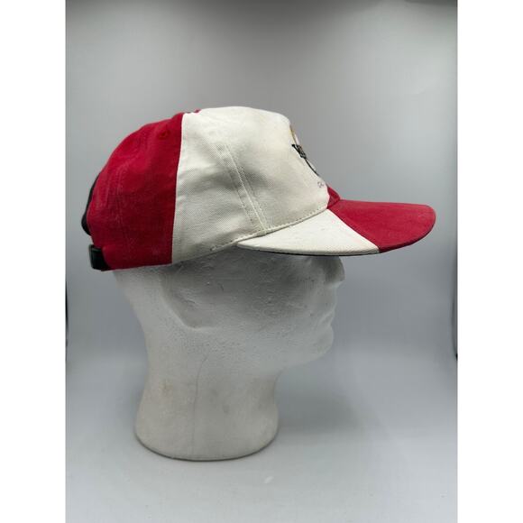 Walker Texas Ranger Cast & Crew Snap Back 90s Black White Red Swirl Adjustable - Picture 3 of 8